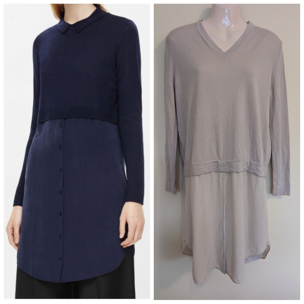 COS Wool Silk Combo Dress Small